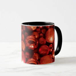 Dekorationen Red Baubles Mugg