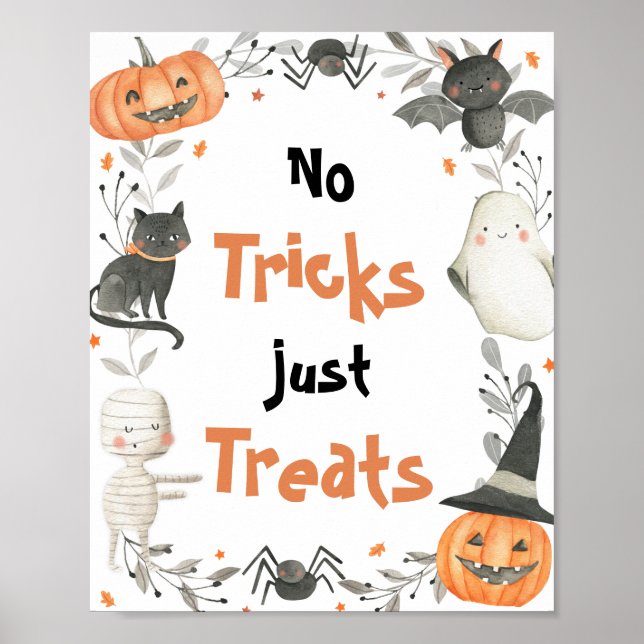 Dekorationer för Cute Halloween Ghost Födelsedagsf (Framsidan)