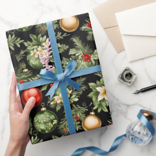 Dekorationer för Elegant av juljulHelgdag Baubles Presentpapper