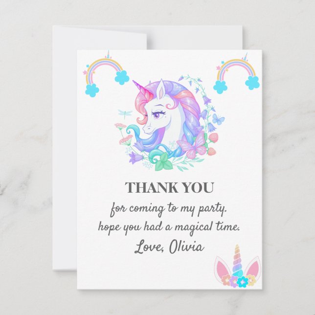 Dekorationer för enhetlig Födelsedagsfest Inbjudningar (Framsida)