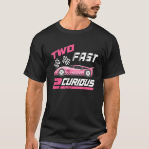 Dekorationer för Tävling-bilens födelsedag två sna T Shirt