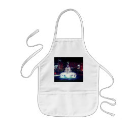 Dekorationer i parken barnförkläde