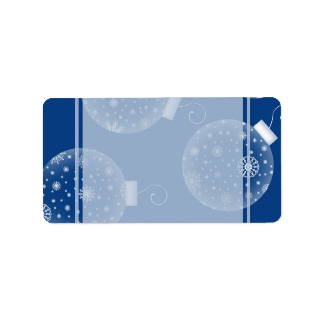 Dekorationer Juletiketter Adressetikett (Framsidan)