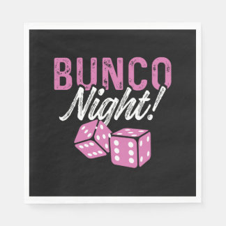 Dekorationerna Bunco Napkins Bunco Night Party Pappersservett