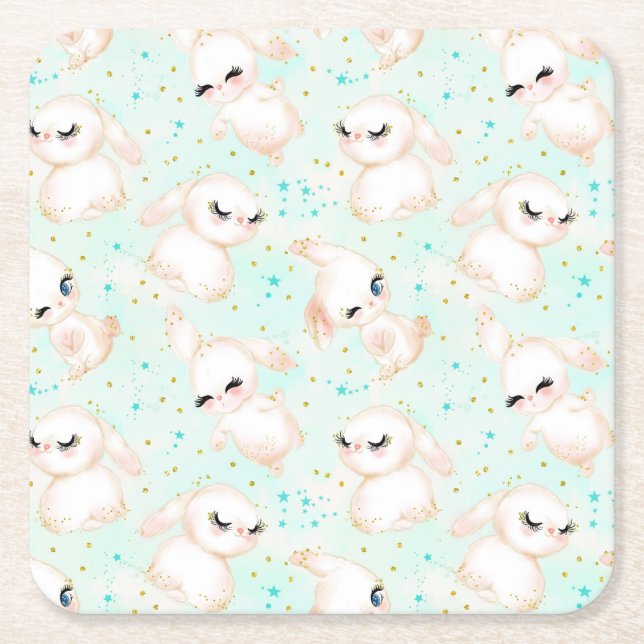 Dekorationerna påsk underlägg papper kvadrat (Framsidan)