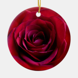 Dekorationerna Röd ros Ornament Personlig Ro