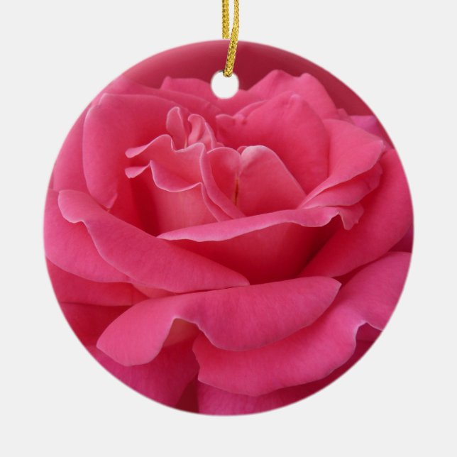 Dekorationerna Rosa ros Ornament Personlig Ro (Framsidan)
