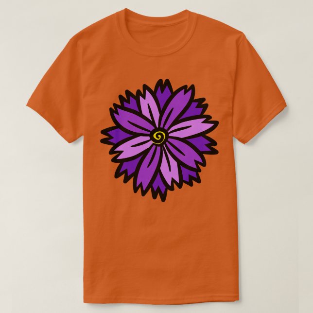 Dekorationsblommor 2 t shirt (Design framsida)
