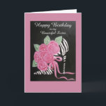 DEKORATISK SHOON, BIRDAGKORT FÖR SISTER KORT<br><div class="desc">Ursprunglig akryl-,  vismisk skomålning... ett kort för perfekt till den contemporary kvinnan,  vismisk,  feminin och charming på alla sätt. Ett sentimentalt budskap skrivs på insidan,  som berör och liknar en syster att skicka sin syster.</div>