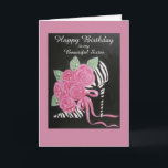 DEKORATISK SHOON, BIRTHDAY-KORT FÖR SISTER KORT<br><div class="desc">Ursprunglig akryl,  vismisk skomålning... ... . - Ett kort för perfekt till den contemporary kvinnan,  vit,  feminin och charmig på alla sätt.  Ett sentimentalt budskap skrivs på insidan,  som berör och liknar en syster att skicka sin syster.</div>