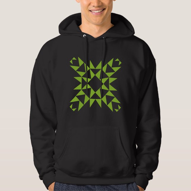 Dekorativ 01 - Marsgrön Sweatshirt (Framsida)