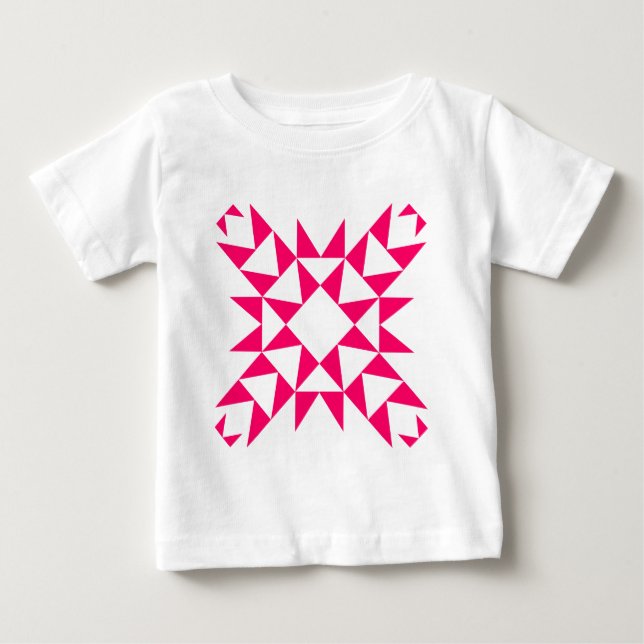 Dekorativ 01 - Neon Red T-shirt (Framsida)