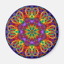 Dekorativ abstrakt mandala magnet