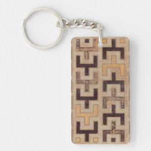Dekorativ afrikansk mudcloth Mönster
