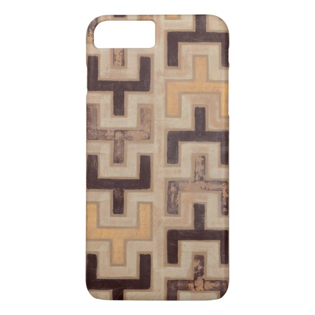 Dekorativ afrikansk mudcloth Mönster Case-Mate iPhone Skal (Baksida)