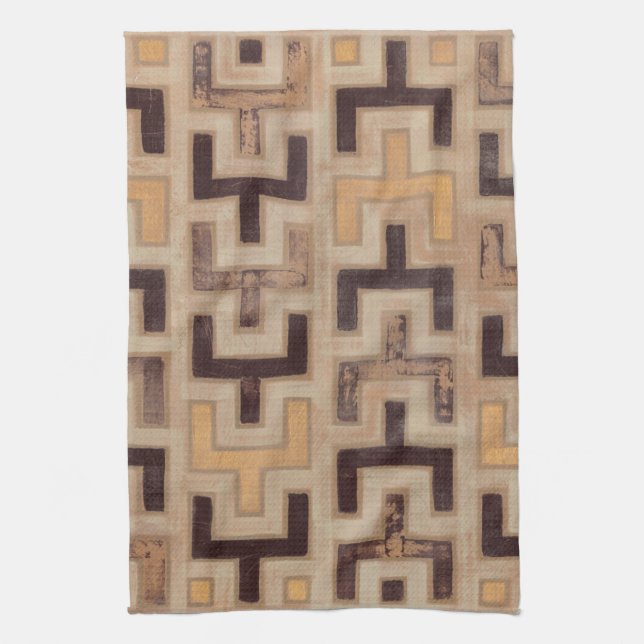 Dekorativ afrikansk mudcloth Mönster Kökshandduk (Vertikal)