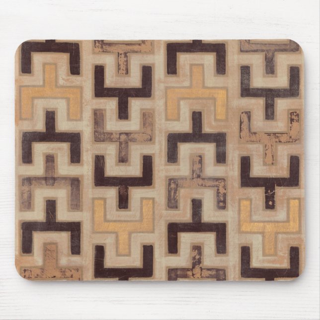 Dekorativ afrikansk mudcloth Mönster Musmatta (Framsidan)