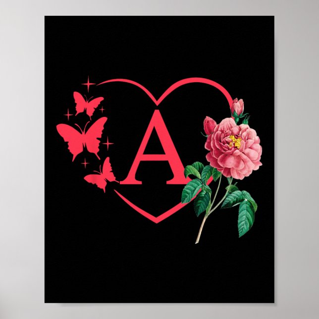 Dekorativ Alla Hjärtans Dag  Poster (Framsidan)