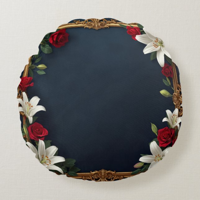 Dekorativ Anpassningsbar runda Dekorativ kudde (Framsidan)