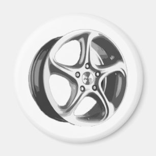 Dekorativ bilkant magnet