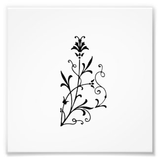 Dekorativ Blommigt blommande Fototryck