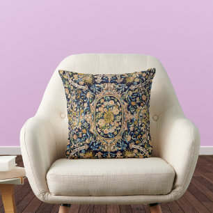 Dekorativ Blommigt Carpet Mönster Kudde