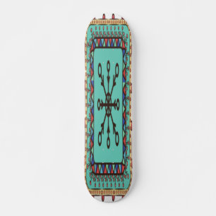Dekorativ Blommigt Mini Skateboard Bräda 18,5 Cm