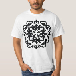 Dekorativ blomsterdesign t shirt