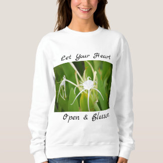 Dekorativ botanisk Blommigt Sweatshirt T Shirt