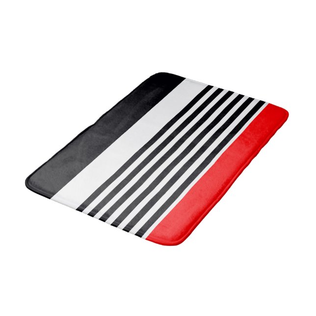 Dekorativ, brant hemdekorativ badrumsmatta (Vinklad)