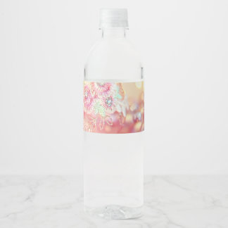 Dekorativ broderiedery-prydnad vattenflaskor etikett