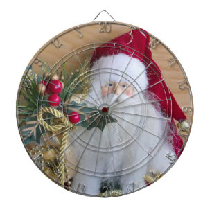 DEKORATIV CHRISTMAS SANTA DARTTAVLA