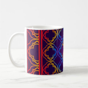 Dekorativ dekorativ dekorativ dekorativ med geomet kaffemugg