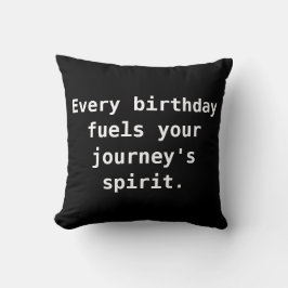 Dekorativ Dekorativ kudde födelsedag