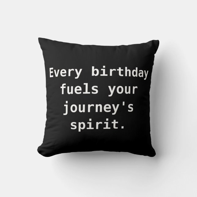 Dekorativ Dekorativ kudde födelsedag (Framsida)