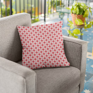 Dekorativ Dekorativ kudde för rosa och rödprickar
