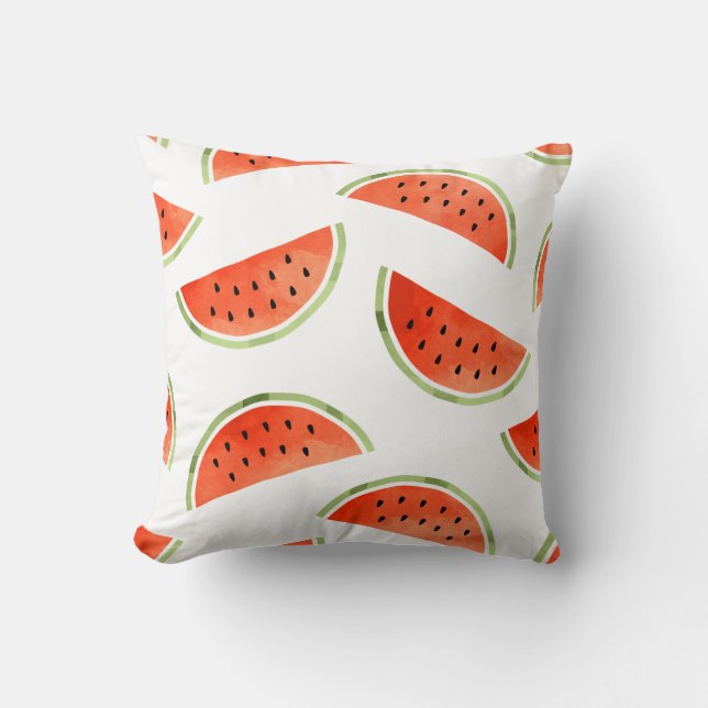 Dekorativ Dekorativ kudde | Sommar Watermelon (Framsida)