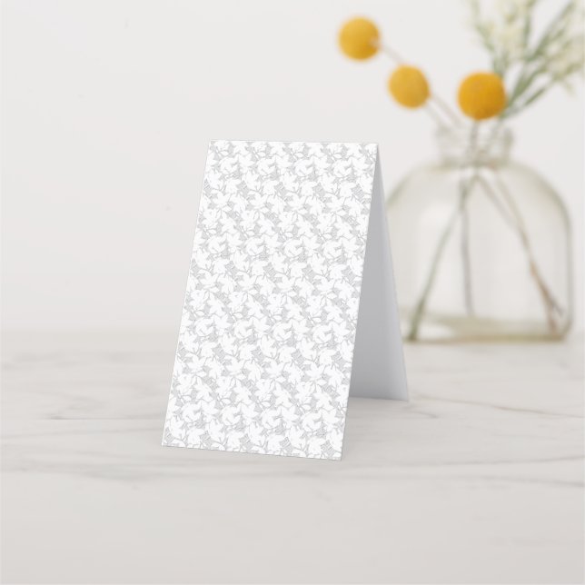 dekorativ design, nitton tidsbeställning kort (Baksida)