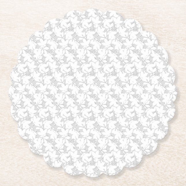 dekorativ design nitton underlägg papper (Framsida)