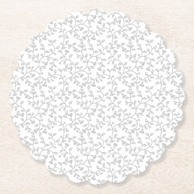 Dekorativ Design Trettiosju Underlägg Papper (Framsida)