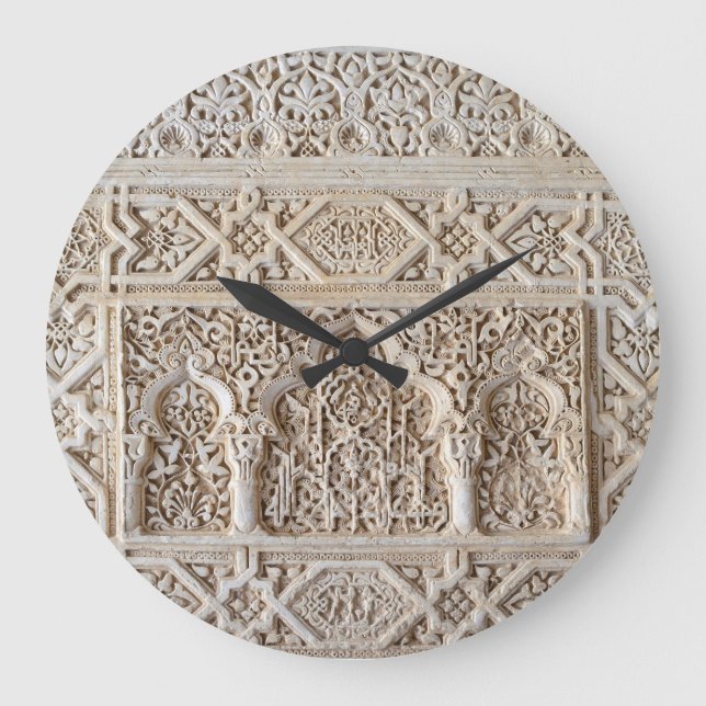 Dekorativ detalj från Alhambra Wall Clock Stor Klocka (Framsida)