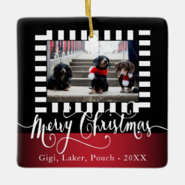 Dekorativ DIY-fotodesign - jul Julgransprydnad Keramik