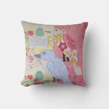 Dekorativ fågelkonst Pillow