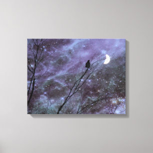 Dekorativ Fantasy Kråka Art Canvastryck