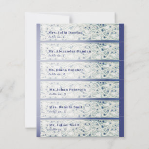 Dekorativ flytande julmiddag inbjudningar