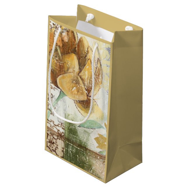 Dekorativ Fresco-design med Globe Flower (Baksidan Vinklad)