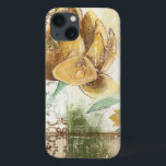 Dekorativ Fresco-design med Globe Flower<br><div class="desc">Den dekorativa frescodesignen av Megan Meagher har en global blomma. En abstrakt omger blomman och skapar en surreal vib som står i kontrast till den realistiska blomman.</div>