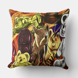 Dekorativ fyllning av små djur kudde