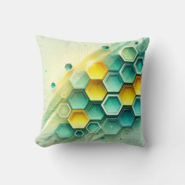 Dekorativ fyllning för anpassade | Honeycomb Mönst Kudde