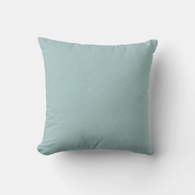Dekorativ fyllning för fast Grönt av seafoam Kudde (Framsida)